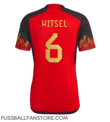Belgien Axel Witsel #6 Replik Heimtrikot WM 2022 Kurzarm